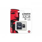 MicroSD 32GB  Kingston Class 10 UHS-I 45 MB/s с адаптером